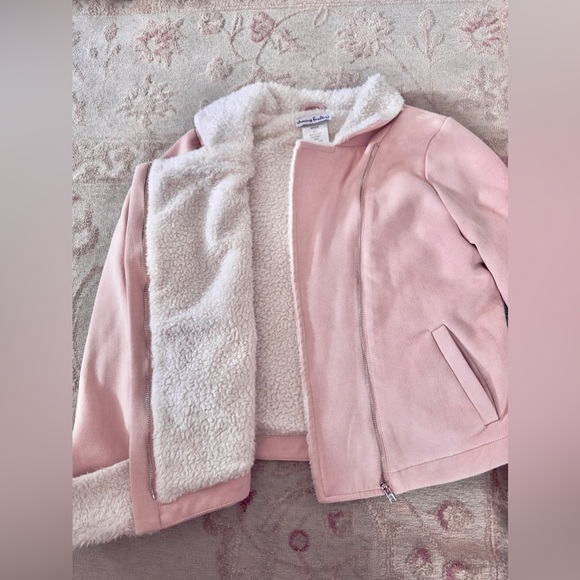 Girls Soft Pink Jacket - Picture 2 of 6